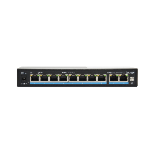 SWITCH 8PT POE+ 10/100 VS-POE2082GE-120W