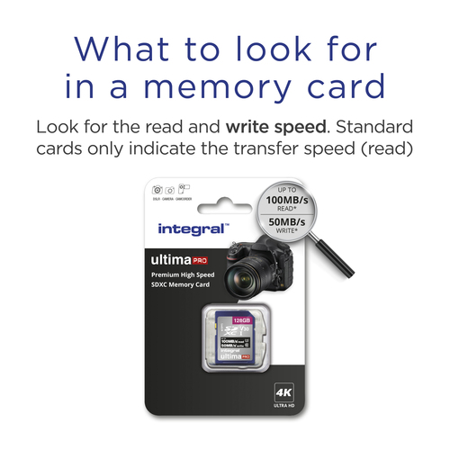 Integral 128GB 2PK SDXC UHS-1 U3 CL10 V30 UP TO R-100 W-50 MBS WITH METAL CARD CASE – image 5