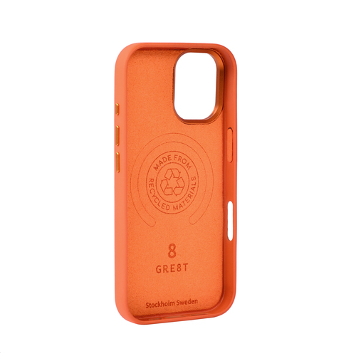 GRE8T GRS Vegan Leather, Orange iPhone17 Retail – image 4