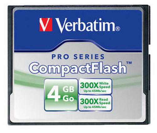 Verbatim CompactFlash PRO Series 4GB