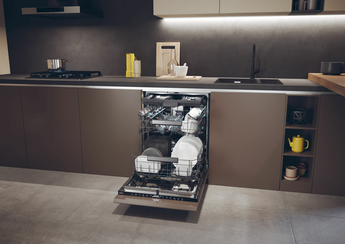 Haier XS 4B4S3FSB-80 Full-size Fully Integrated WiFi-enabled Dishwasher, Black - image 8