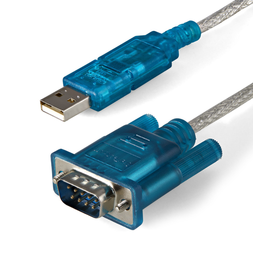 CABLE STARTECH ADAPTADOR DE 09M USB A PUERTO SERIAL SERIE RS232 DB9 PC MAC LINUX  ICUSB232SM3 - ICUSB232SM3