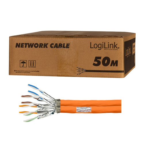 LogiLink CPV0065 netwerkkabel Oranje 50 m Cat7 S/FTP (S-STP), afbeelding 4