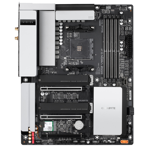 GIGABYTE B550 VISION D-P (rev. 1.0) AMD B550 Sockel AM4 ATX