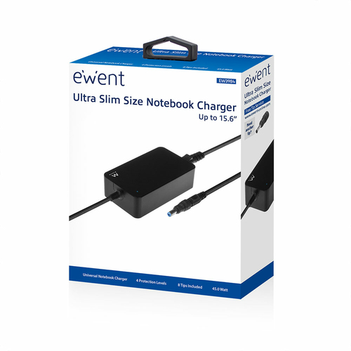 Ewent Ultra-compacte laptoplader 45W (voor laptops tot 15,6 inch), afbeelding 4