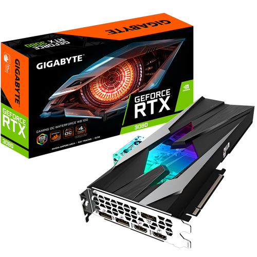 GIGABYTE GAMING GeForce RTX 3080 OC WATERFORCE WB 10G (rev. 2.0) NVIDIA 10 GB GDDR6X