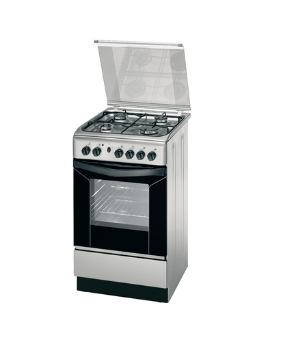 Indesit K1G21S(X) Freestanding cooker Gas Stainless steel