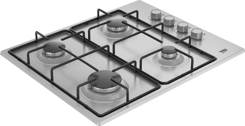 Beko HIBG64120SX 61 cm Gas Hob - Stainless Steel - image 2