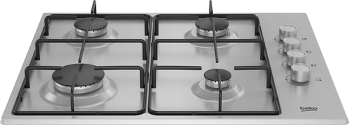 Beko HIBG64120SX 61 cm Gas Hob - Stainless Steel - image 3