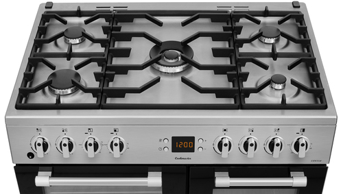 Leisure CK90F530X 90cm Wide Cookmaster Dual Fuel Range Cooker in Stain - image 3
