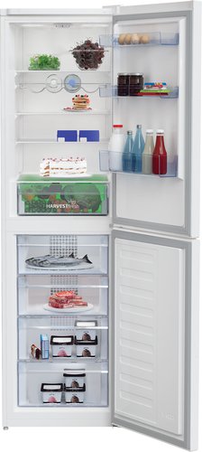 Beko CFG4601VW 202cm 50/50 Frost Free Fridge Freezer - White - E Rated, White - image 3