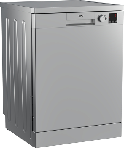 Beko DVN04X20S Full Size Dishwasher - Silver - E Rated, Silver - image 2