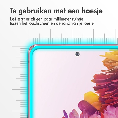 <div>Gebruik je kostbare smartphone zonder zorgen met deze Accezz Gehard Glas Screenprotector 2-pack! Om het scherm van jouw dure smartphone zo goed, afbeelding 3