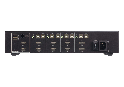 ATEN 4-Port USB HDMI Dual Display Secure KVM Switch with CAC (PSD PP v4.0 Compliant) – image 2