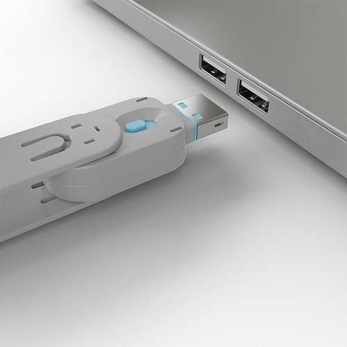 Lindy USB Type A Port Blocker Key - USB port blocker – Foto 3 von 5