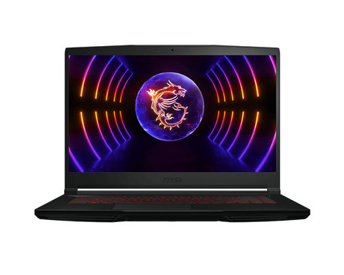 MSI Gaming GF63 12VE-015BE Thin Intel® Core™ i5 i5-12450H Ноутбук 39,6 cm (15.6") Full HD 16 GB DDR4-SDRAM 512 GB Твердотельный накопитель (SSD) NVIDIA GeForce RTX 4050 Wi-Fi 6 (802.11ax) Windows 11 Home Черный