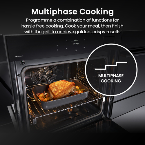 Hisense Hi8 BlackLine BAS6AH8BUKWF Wifi Connected Built In Electric Single Oven - Jet Black - A+ Rated, Black - image 8