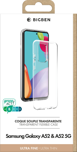 BIG BEN SILITRANSA525G. Tipo de funda: Funda, Marca compatible: Samsung, Compatibilidad: Galaxy A52 4G/A52 5G, Tamaño máxi