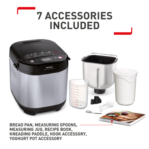 Tefal Pain & Delices PF240E40 Breadmaker - Silver & Black - image 3