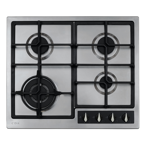 CDA HG6351SS hob Stainless steel Built-in