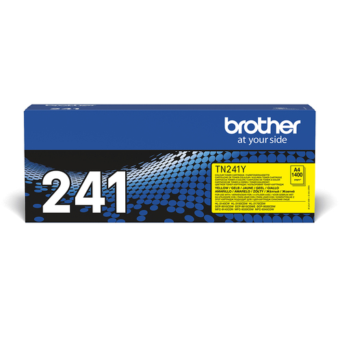 Original Brother TN241 Yellow Toner Cartridge - image 1