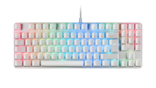 Mars Gaming MKREVOPROWRPT White, Mechanical RGB Gaming Keyboard, TKL+ NUM, Red Switch, Portuguese – image 2