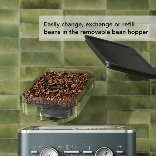 KitchenAid Semi Automatic Espresso Machine with Burr Grinder Juniper - image 3