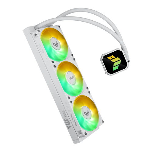 Asus Tuf Gaming LC Iii 360 Argb 300W Tdp White Edition Aio Liquid CPU Cooler – 90RC0192-B0EAY0 - image 1