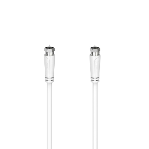 Hama 00205256 coaxial cable 7.5 m F White