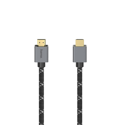 Hama Ultra high-speed HDMI-kabel, connector-connector, 8K, metaal, 2,0 m HDMI kabel Zwart, afbeelding 2