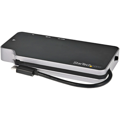 StarTech.com USB C Multiport Adapter, USB-C to 4K HDMI or VGA DisplayVideoMonitor with 100W Power Delivery Pass-through, 10Gbps USB Hub, MicroSD,, afbeelding 6
