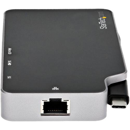 StarTech.com USB C Multiport Adapter, USB-C to 4K HDMI or VGA DisplayVideoMonitor with 100W Power Delivery Pass-through, 10Gbps USB Hub, MicroSD,, afbeelding 4