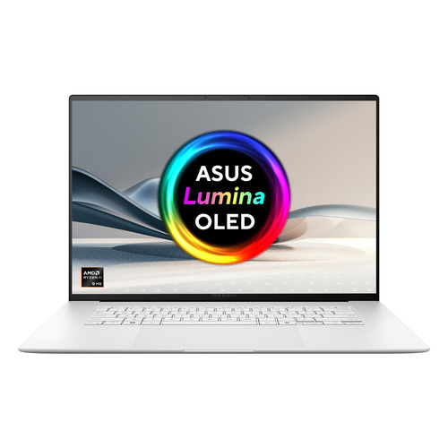ASUS Zenbook S16 UM5606WA-RJ091W AMD Ryzen AI 9 HX 370 Ноутбук 40,6 cm (16") Сенсорный экран 3K 32 GB LPDDR5x-SDRAM 1 TB Твердотельный накопитель (SSD) Wi-Fi 7 (802.11be) Windows 11 Home Белый