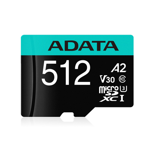 Memoria ADATA 512GB MicroSD HC UHS-I U3 V30S U3 A2 Aqua AUSDX512GUI3V30SA2-R UPC 842243018981 - Código: AUSDX512GUI3V30SA2-R | Compra en Guadalajara