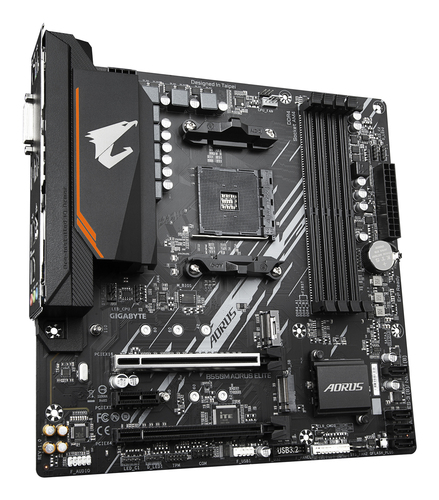 Gigabyte B550M Aorus Elite Amd Ryzen B550 Micro Atx DDR4 Motherboard - Socket AM4 - image 3