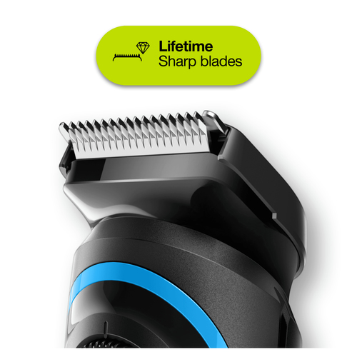 Braun BeardTrimmer Beard Trimmer BT3240 Men Beard Trimmer & Hair Clipper, 39 Length Settings, Black/Blue – image 9