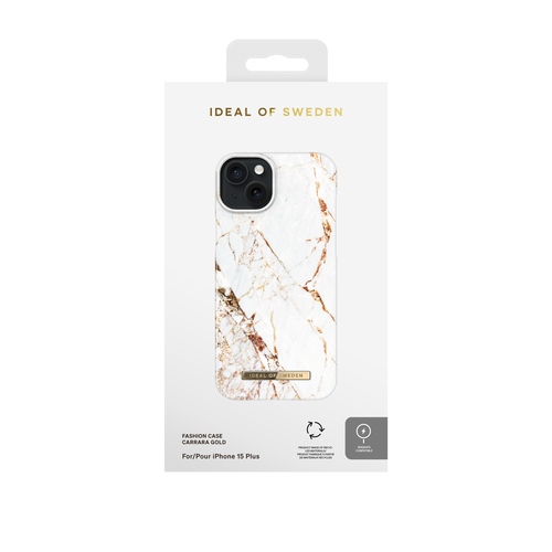 iDeal of Sweden Printed Case MagSafe iPhone 15 Plus Carrara Gold – image 4