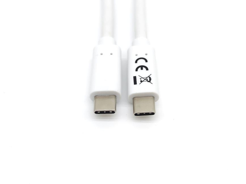 Equip USB Kabel 3.2 C -> C St/St 1.0m 3A weiß, afbeelding 4