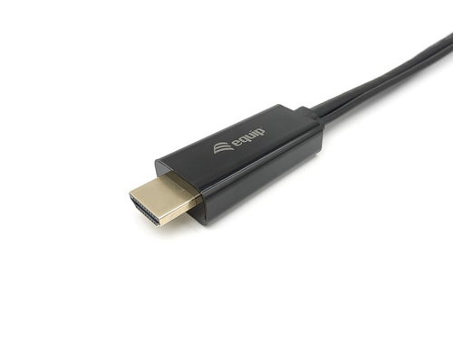 Equip HDMI Adapter Displayport St/Bu 0.15m 4K/60Hz zwart, afbeelding 3