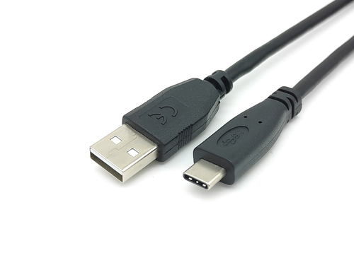 Equip USB Kabel 2.0 A -> C St/St 3.0m 480Mbps zwart, afbeelding 2