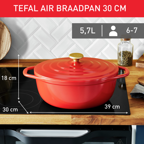 Tefal Air Bräter 30 x 23 cm – Foto 3 von 3
