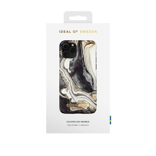 iDeal of Sweden Printed Case iPhone 11P/XS/X Golden Ash marble – image 1