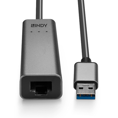 Lindy 43313 tussenstuk voor kabels USB-A RJ-45 Zilver, afbeelding 4