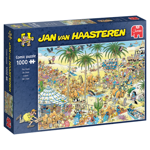 Jan van Haasteren The Oasis 1000 pcs Pusle 1000 tk Koomiksid