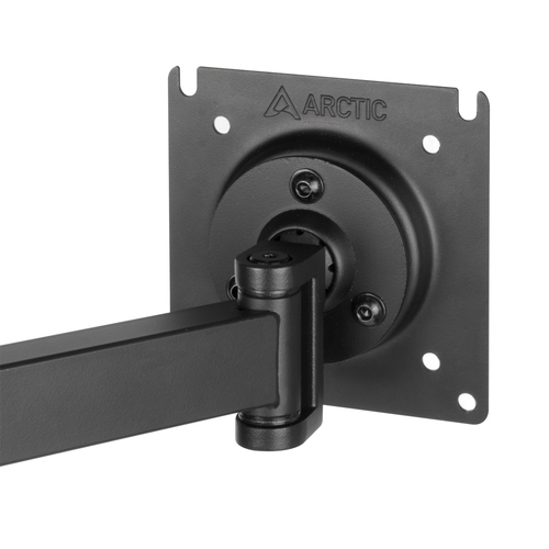 ARCTIC X1 – Monitorarm – 27–43″/49″ ultrawide – VESA 75/100 – max 10 kg – kantelbaar ±15° – 180° zwenk – 360° rotatie – bureauklem – kabelbeheer –, afbeelding 3