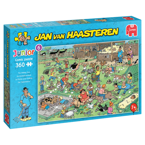 Jan van Haasteren Junior The Petting Zoo 360 pcs Pusle 360 tk Koomiksid