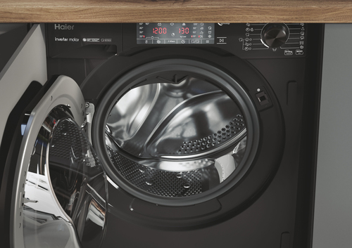 Haier HWDQ90B416FWBB washer dryer Built-in Front-load Black – image 8