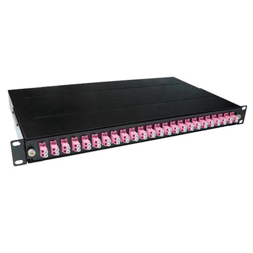 FIBER PANEL 24XDUPLEX LC OM4. 1 stk