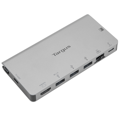 Targus DOCK414USZ laptop dock/port replicator Wired USB 3.2 Gen 1 (3.1 Gen 1) Type-C Grey