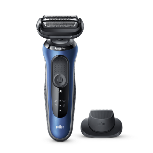 Braun Series 6 60-B1200s Foil shaver Trimmer Blue – image 2